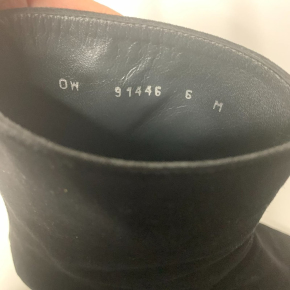 Stuart Weitzman Sued Leather Ankle Booties - Picture 9 of 16